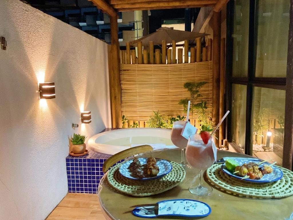 Flat Novissimo Com Jacuzzi Privativa -150m Do Mar Pôrto das Galinhas